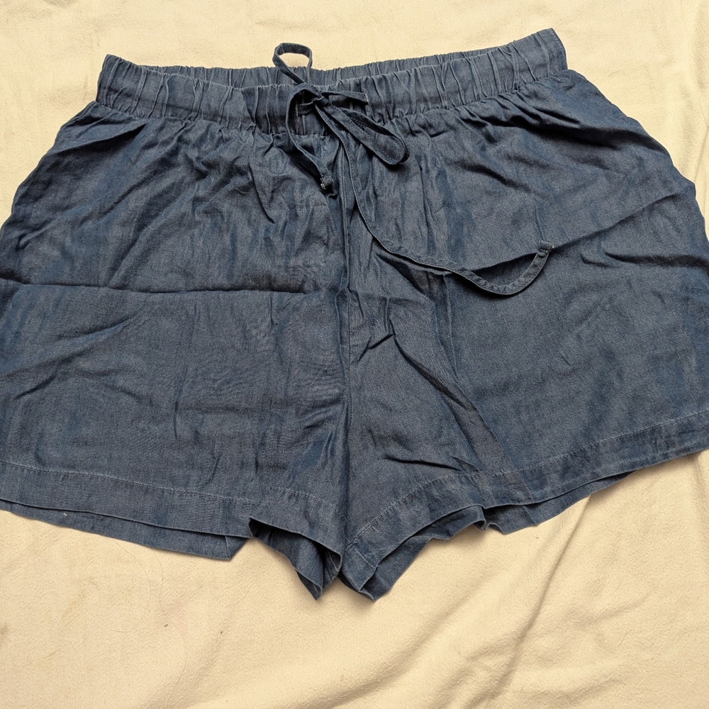 Haute Monde Denim Blue Cargo Shorts